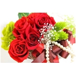 プリザーブドアレンジ「セルクルレッド」