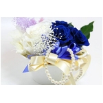 プリザーブドアレンジ「セルクルブルー」