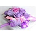 プリザーブドアレンジ「グランドナチュレパープル」