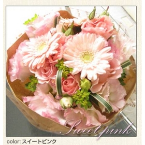 幸せいっぱいの贈り物 フェアリーブーケ ハッピーピンク とっておきのプレゼント♪心を込めた花束を・・・♪ 商品写真1