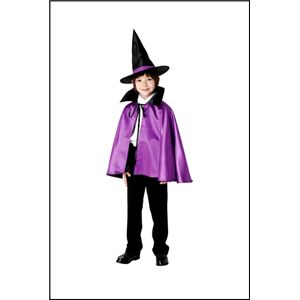 【ハロウイン向け】2カラーマント 子供 パープル