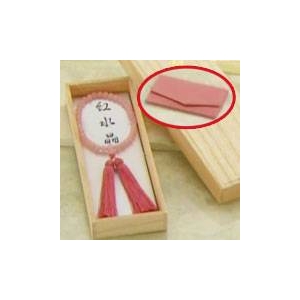 山田念珠堂　ローズクォーツ（珠袋　桐箱入）