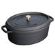 staub（ストウブ） ピコ・ココット楕円（オーバル） 《27cm》黒