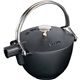 staub（ストウブ） ティーポット丸形ブラック 1650023（1.0リットル）  - 縮小画像1