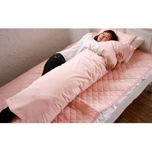 クールレイ(R) 抱き枕(カバー付き) ピンク 綿100% 日本製 商品写真3