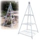 簡易温室 ピラミッド(フラワースタンド) スチール製 専用ビニールカバー付き (ガーデニング用品) - 縮小画像2