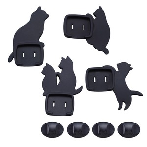 ねこのコンセントカバー 4個セット ねこのコンセントカバー 4個セット