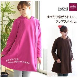 着る毛布（ブランケット） NuKME（ヌックミィ） アクティブスタイル ゆったりフレア ネイビー