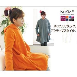 着る毛布（ブランケット） NuKME（ヌックミィ） アクティブスタイル ゆったりフレア ブラウン