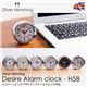 Oliver Hemming Desire Alarm clock H58 オリバーヘミングデザイナーアラームクロックH58(NT) H58S41L