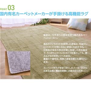 接触冷感-2℃ 涼感ラグ フリジット(防ダニ・抗菌・接触冷感・遮音・防炎・遊び毛防止機能付) 190×240cm 長方形 ベージュ 接触冷感-2℃ 涼感ラグ フリジット(防ダニ・抗菌・接触冷感・遮音・防炎・遊び毛防止機能付) 190×240cm 長方形 ベージュ