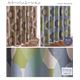 窓を飾るカーテン（デザインとサイズが選べる8000パターン）北欧デザイン URBAN（アーバン） 遮光2級 （AL） 幅100cm×丈80cm（2枚組） ブルー - 縮小画像2