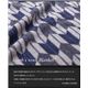 ニッケ 日本製 ラムウール毛布(毛羽部分100%)矢がすり和柄 シングル ネイビー - 縮小画像2