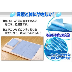 エコ・ひんやりジェル快適・快眠 クール敷パッド