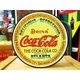 アメリカンブリキ看板　コカコーラ　丸い樽のラベル