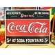アメリカンブリキ看板　コカコーラ　5セントの源泉