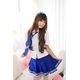 コスプレ バニエ入りブルーのセーラー服 女子制服 学生服