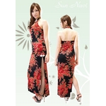 コスプレ チャイナドレス・ロング・ホルターネック・両面 D3Z-SUN515b