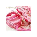 犬服 ローズシフォンふわふワンピ(ブラックLLサイズ)