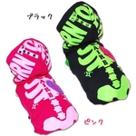 犬服 レントゲンパーカー (ブラックMD-Sサイズ)