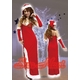 【サンタクロース コスプレ 衣装】コスプレ クリスマスサンタ・ロングドレスセット L203