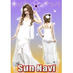 コスプレ ロングドレス・シフォンコンビ D3C-SUN047g