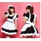 コスプレ 2011新作 黒の可愛いメイド4点セット_1