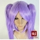 耐熱高級繊維 コスプレに欠かせないカラーウィッグ COSPLAY T パープル_1
