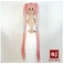 耐熱高級繊維 コスプレに欠かせないカラーウィッグ COSPLAY T メッシュピンクブルー_3