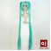 耐熱高級繊維 コスプレに欠かせないカラーウィッグ COSPLAY T 薄グリーン_3