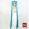 耐熱高級繊維 コスプレに欠かせないカラーウィッグ COSPLAY T グリーン_4