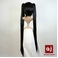 耐熱高級繊維 コスプレに欠かせないカラーウィッグ COSPLAY T ブラック_3