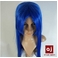 耐熱高級繊維 コスプレに欠かせないカラーウィッグ COSPLAY Sブルー_3