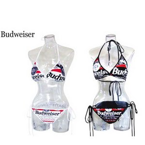 ブラック　 Budweiser　バドガールビキニ【フリーサイズ】