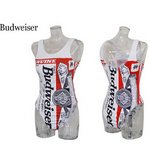 Budweiser　バドガール ハイレグ【Ｍ】ホワイト