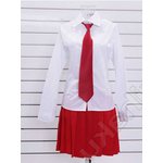 【赤】  長袖　38cm　学生服コスプレ/6132-2