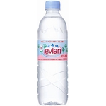 PET エビアン(evian)環境ＰＲ型 550ml×４８本