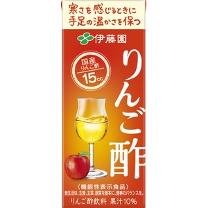 【ケース販売】伊藤園　機能性表示食品　紙りんご酢２００ｍｌ×48本セット