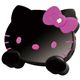 2.4型ハローキティー ワンセグ液晶テレビ ブラック・ピンク EXEMODE[ HELLOKITTY1SEG TV-BP ] - 縮小画像1