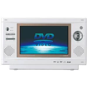 TWINBIRD（ツインバード） 防水タイプ 7V型ポータブルDVDプレーヤー ワンセグチューナー内蔵・CPRM対応 TWINBIRD DVD ZABADY ザバディ[ VD-J713CW ] - 拡大画像