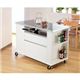オークス アイランドカウンター DS1200I-W 幅：120cm ホワイト商品画像