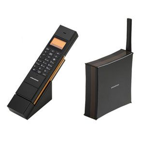amadana（アマダナ） デジタルコードレス留守番電話機（子機1台付き）ブラック