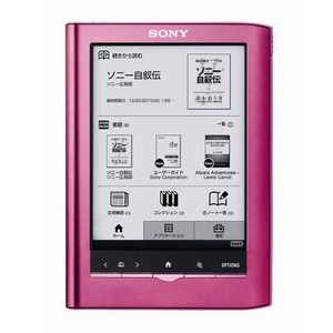 SONY(ソニー) 電子書籍リーダー Reader(リーダー) PocketEdition 5インチ(ピンク) PRS-350-P - 拡大画像