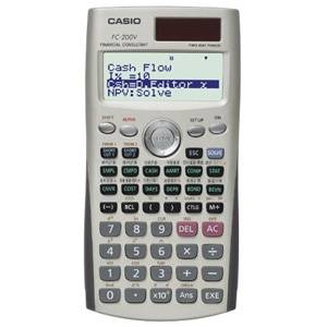 CASIO（カシオ） 金融電卓 10桁 FC-200V-N