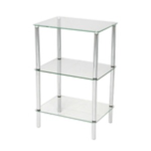 ガラスラック3段