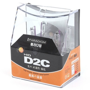 カー用品ヘッドライト　最高品質D2C（D2S／D2R共通）　純正交換バルブ　PREMIUM（プレミアム）　【１箱2本入り】　12000K　35W/12V - 拡大画像