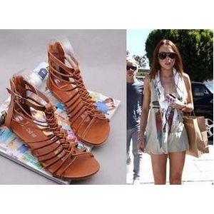 グラディエーターサンダル yy-40b3409 サイズ:38 ブラック