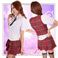 コスプレ ネクタイ＆ベスト付スクールコスプレ・学生服【赤】_1