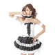 新作ゴスロリ系　メイドコスチューム豪華7点セット　コスプレ