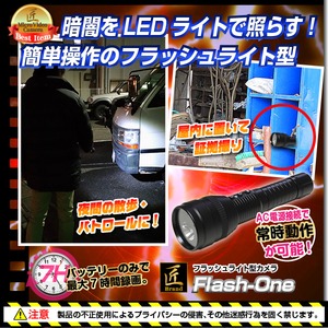 【小型カメラ】フラッシュライト型カメラ(匠ブランド)『Flash-One』(フラッシュワン) 商品写真2